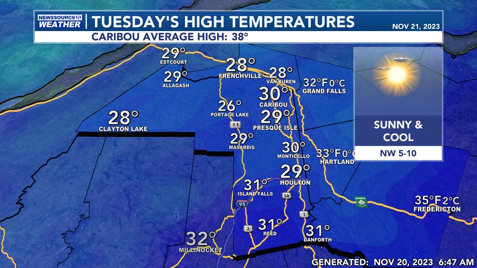 Tomorrow's Highs
