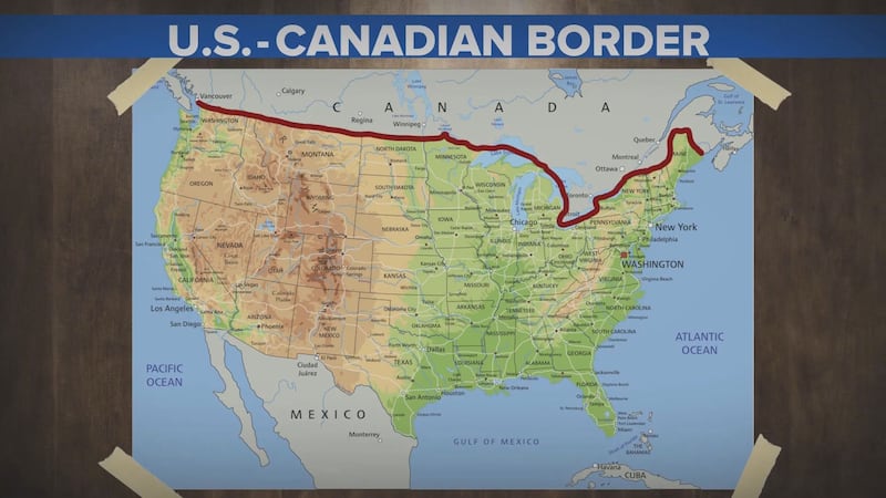 US CANADA BORDER