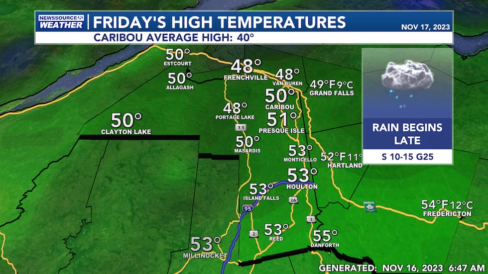 Tomorrow's Highs
