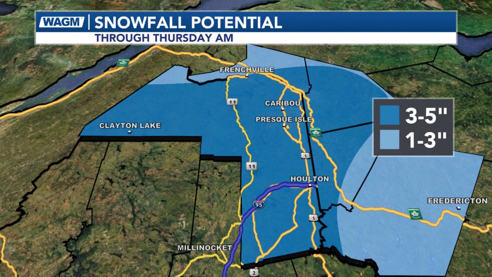 Expected Snow Totals