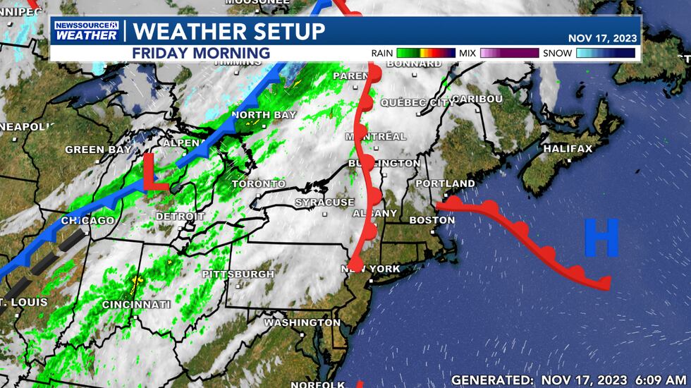 This Morning's Weather Setup