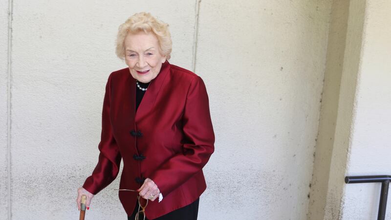 Native Hawaiian heiress Abigail Kawananakoa poses outside a Honolulu courthouse on Oct. 25,...