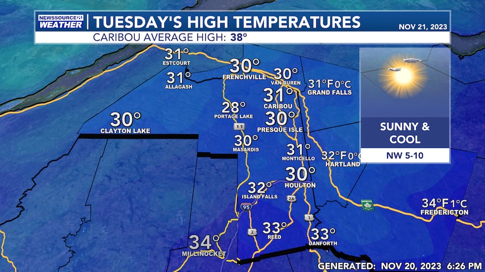 Tomorrow's Highs