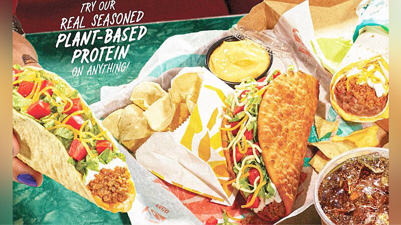 Taco Bell says it is testing a new proprietary plant-based protein.