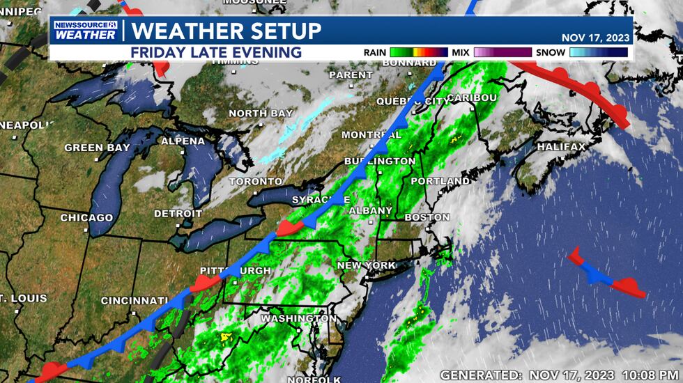This Evening's Weather Setup