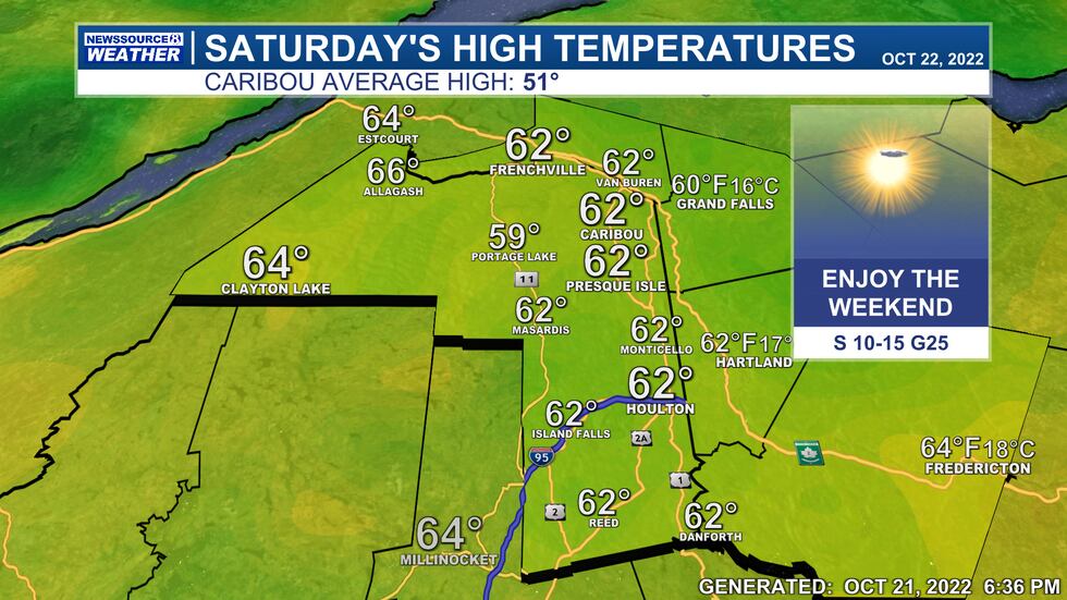 Tomorrow's High Temperatures